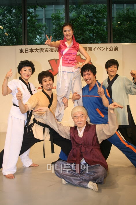 ▲일본인들에게 찬사를 받은 퍼포먼스 마샬 아트팀 'JUMP'