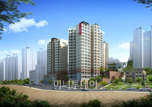 ↑신공덕 아이파크 조감도