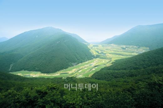 문경GC 전경.
