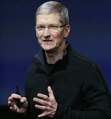 팀 쿡 애플 신임 최고경영자(CEO).