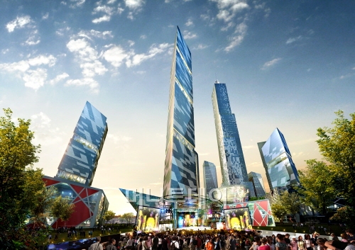 ↑용산역세권 랜드마크타워3 조감도