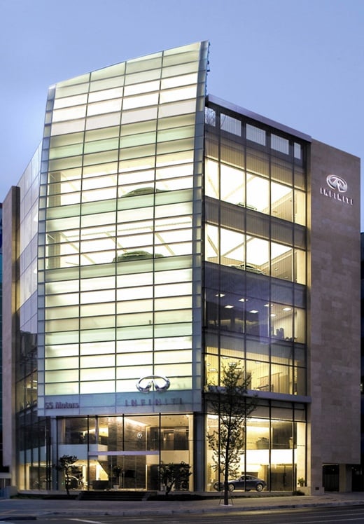 ↑재규어랜드로버 한남전시장