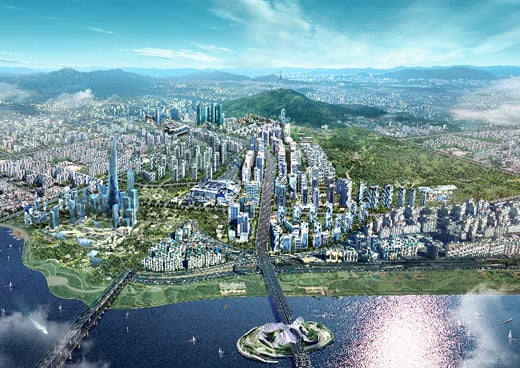 ↑서울 용산구 개발 예상도 ⓒ서울시