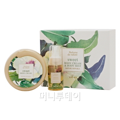 ↑네이처 리퍼블릭 - 퍼퓸 드 네이처 스위트 바디크림 세트
