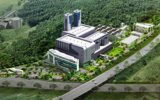 ↑행복도시 열병합발전소 조감도 ⓒ한화건설