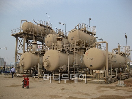 ↑ 한국가스공사가 참여한 이라크 주바이르 유전개발 사업 현장(사진: 한국가스공사)