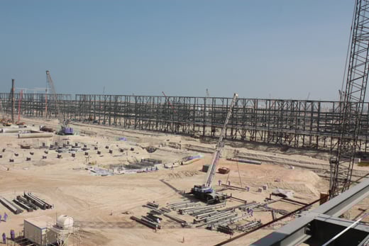 ↑GS건설 UAE RRE 패키지2 현장 전경 ⓒGS건설