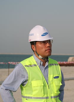 ↑삼성물산 이형진 아부다비 알 살람 지하차도 현장소장 ⓒ삼성물산