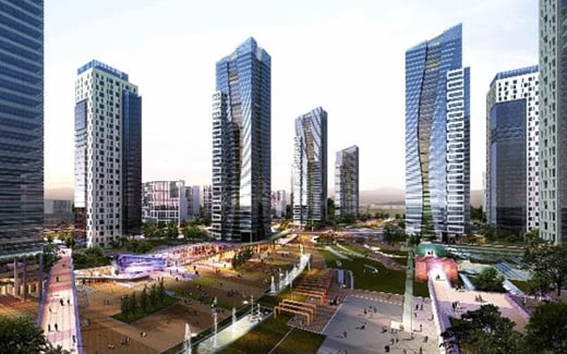 ↑강남구 대치동 은마아파트 재건축 조감도