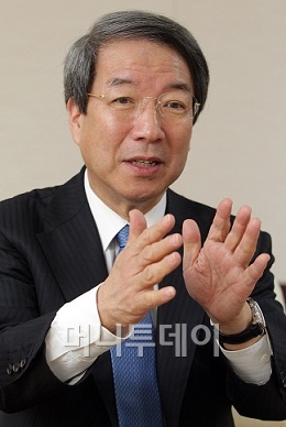 ↑ 정운찬 동반성장위원장@이기범 기자