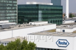 ↑ 스위스 바젤 동북부 지역에는 수십개의 로슈 건물은 12만㎡에 이르는 지역에 펼쳐져 있다. 건물과 건물사이에 넓은 잔디밭이 펼쳐져 있어 마치 대학 캠퍼스를 연상시킨다.