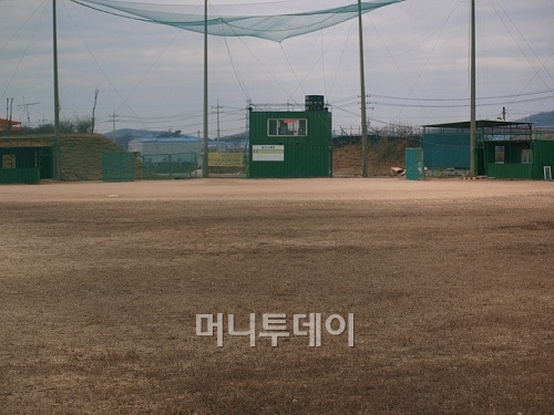 ↑ '김포 JJ 베이스볼 리그' 야구장 전경.ⓒ송학주