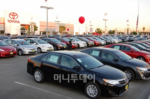 ↑미 캘리포니아주 LA인근에 위치한 롱고토요타 딜러