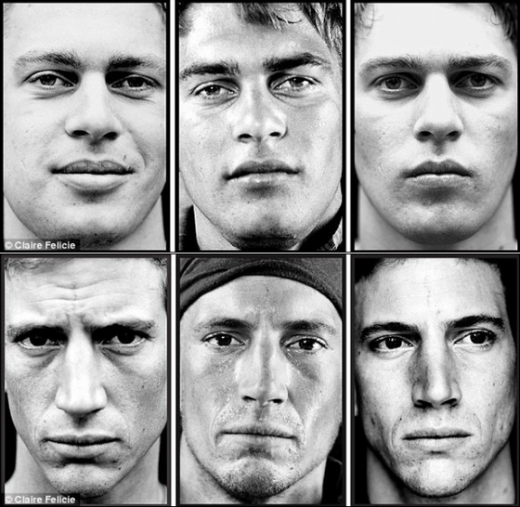 왼쪽부터 참전전, 참전당시, 참전 후. 출처: 데일리메일  News1