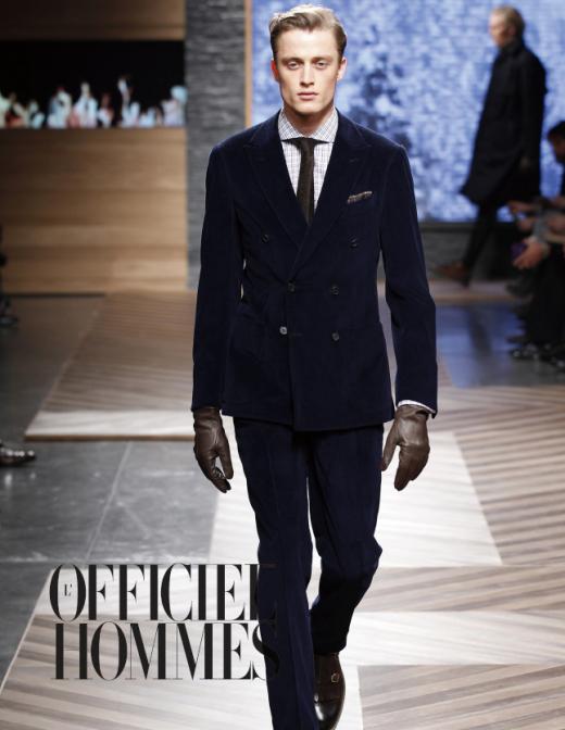 ▲이번 시즌, 제냐 컬렉션의 테마는 비즈니스맨이다. 물론 대중적인 비즈니스맨이 아니라 세련되고 침착한 제냐식 신사 스타일을 구현했다.