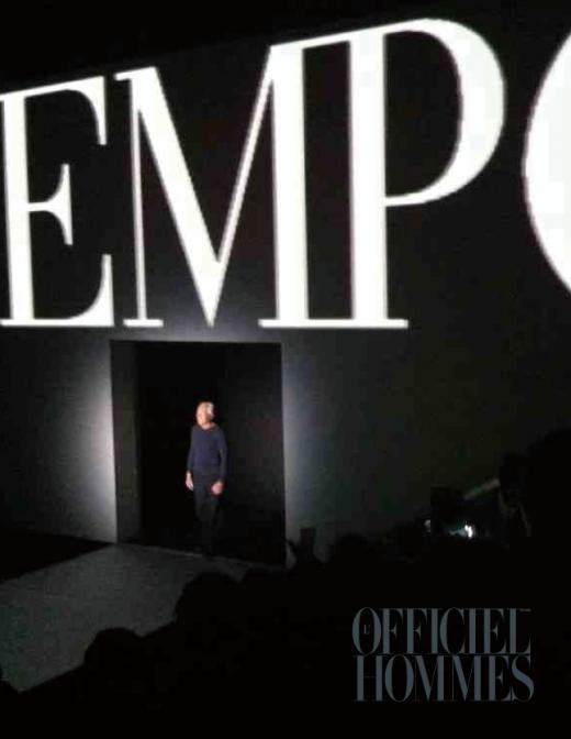 ▲ 피날레에 등장한 조르지오 아르마니.