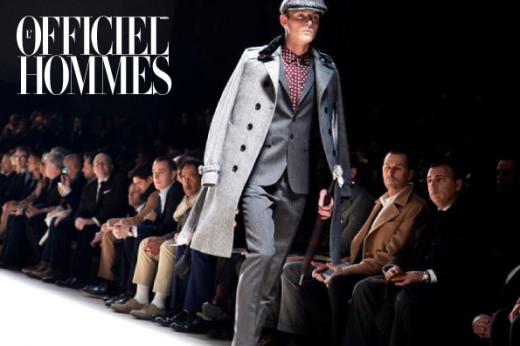 ▲버버리 프로섬의 컬렉션은 이브닝 룩과 평상시 스타일의 경계를 허물고 더욱 차려입는 남성이 되길 권유했다.