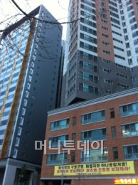 ↑서울 구로에 들어선 한 도시형생활주택 전경. ⓒ전병윤 기자