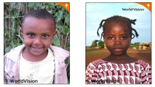 강현서 중사의 후원을 받고 있는 에티오피아의 어린이들.  News1