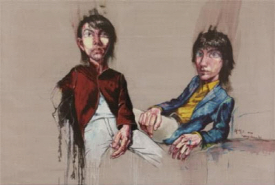 ↑ 쩡판즈 'Portrait'(포트레이트), 캔버스에 유채, 150×220cm, 2006, 추정가 10억~15억원.
