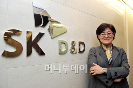 ↑원성연 SK D&D개발사업본부장은 과장 3년차에 최초 팀장 승진, 92년 공채기수 중 최초 여성임원 등의 성과를 이뤄냈다. ⓒ최준필 인턴기자