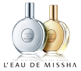 ↑미샤의 신제품 '로 드 미샤' 향수