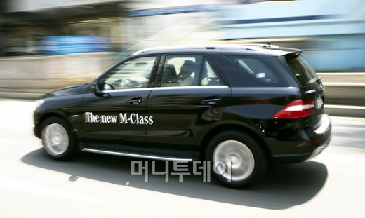 ↑뉴 M클래스의 측면