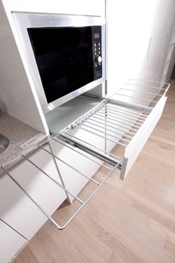 ↑한화건설 상암 오벨리스크에 적용된 '빌트인 빨래건조기' ⓒ사진제공=한화건설