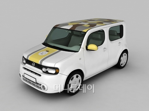 ↑닛산 '콜라보레이션 큐브'