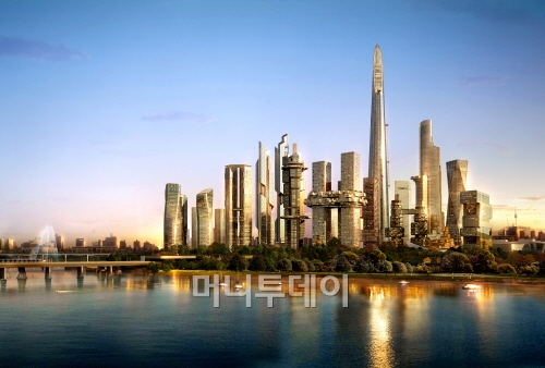 ↑용산역세권 개발사업 조감도. ⓒ드림허브PFV 제공