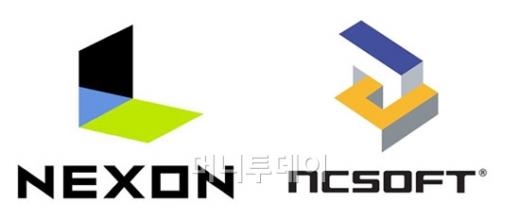 ↑ 김정주 NXC 대표(왼쪽)와 김택진 엔씨소프트 대표