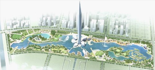 ↑인천 청라국제도시 중앙호수공권 조감도 ⓒLH 제공