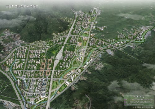 ↑남양주 별내신도시 조감도 ⓒLH 제공