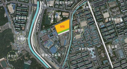 ↑서울 상계동 보금자리주택지구 위치도 ⓒ서울시 제공