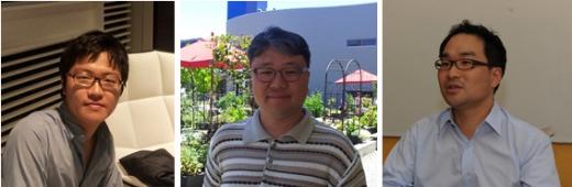 ↑ 구글 직원들이 점심시간을 이용해 비치발리볼을 하고 있다.