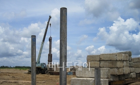 ↑베트남 호찌민 공사현장