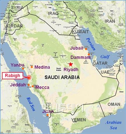페트로 라빅 위치도.