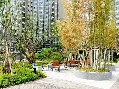 ↑'광장힐스테이트' 단지내 전경