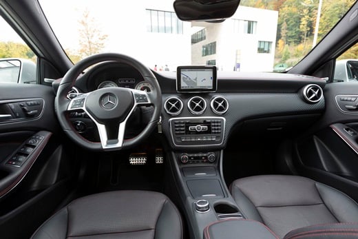 ↑A클래스의 실내