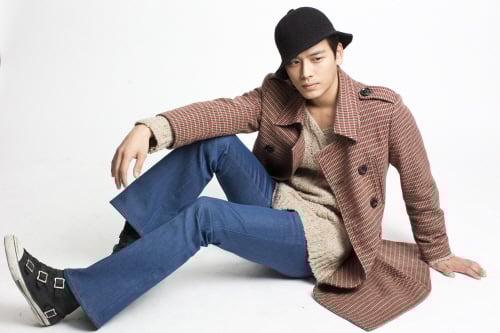 김민준이 인터뷰에 앞서 대기하는 10분 동안 그린 그림. 미술을 전공한 그는 그림 실력이 남달랐다