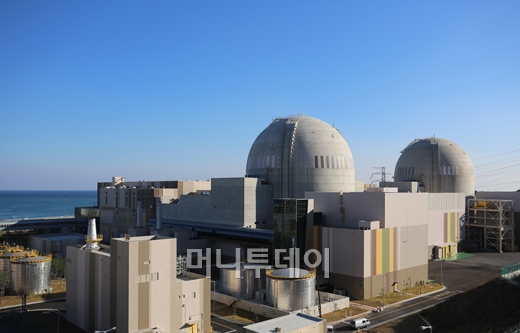 ↑경북 경주시 양북면에 위치한 신월성 원자력발전소 전경 ⓒ삼성물산 제공