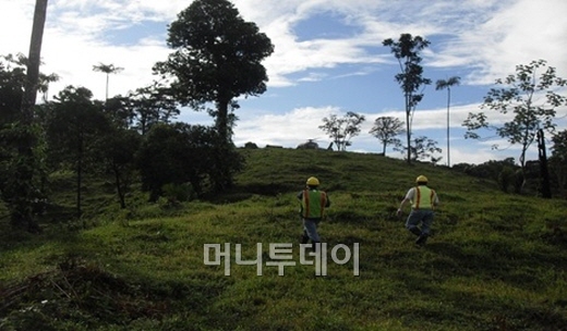 ↑파나마 내 최대 화력발전소인 '파코 플랜트' 공사현장 모습.ⓒSK건설 제공