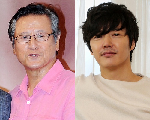 배우 박근형(왼쪽)과 윤상현 ⓒ스타뉴스