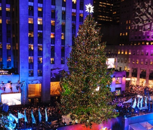 ▲뉴욕 록펠러센터 대형 크리스마스트리. (ⓒ뉴욕데일리뉴스 사진 캡처)