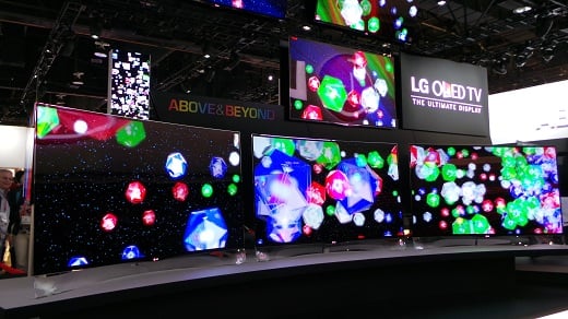 LG전자의 곡면 OLED TV
