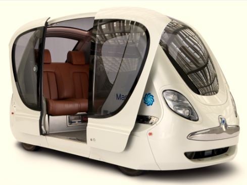 ↑마스다르 시티 내에서 운행되는 'PRT' ⓒMasdar City