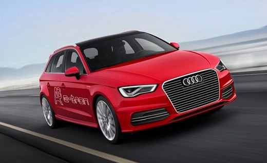 ↑아우디 A3 e트론