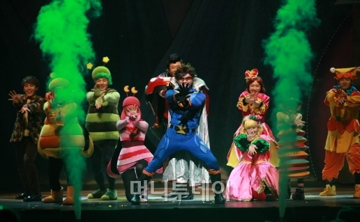 ↑뮤지컬 '번개맨의 비밀' 공연 장면 (사진=힘컨텐츠)