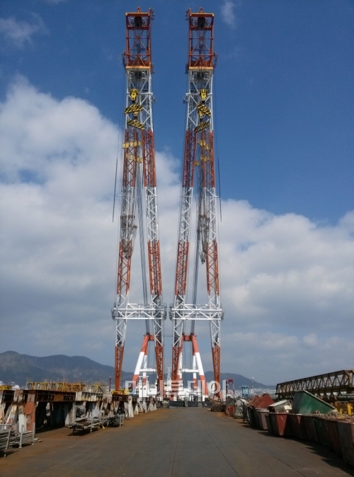 ▲한진중공업 영도조선소.