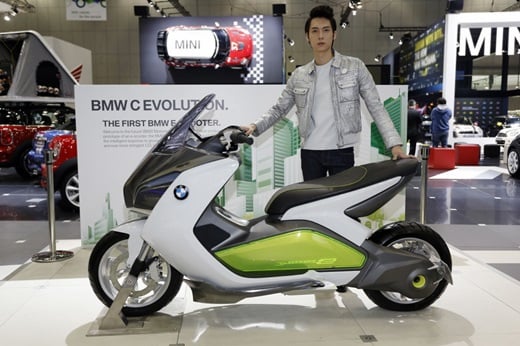 ↑BMW 모토라드 'C 이볼루션'